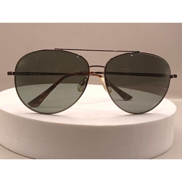 Columbia Polarized Canyons Bend 070 60-14-135 Wire Frame Aviator Sunglasses - Picture 1 of 13